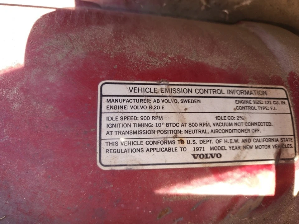 1971 Volvo 1800E - Image 18 of 19
