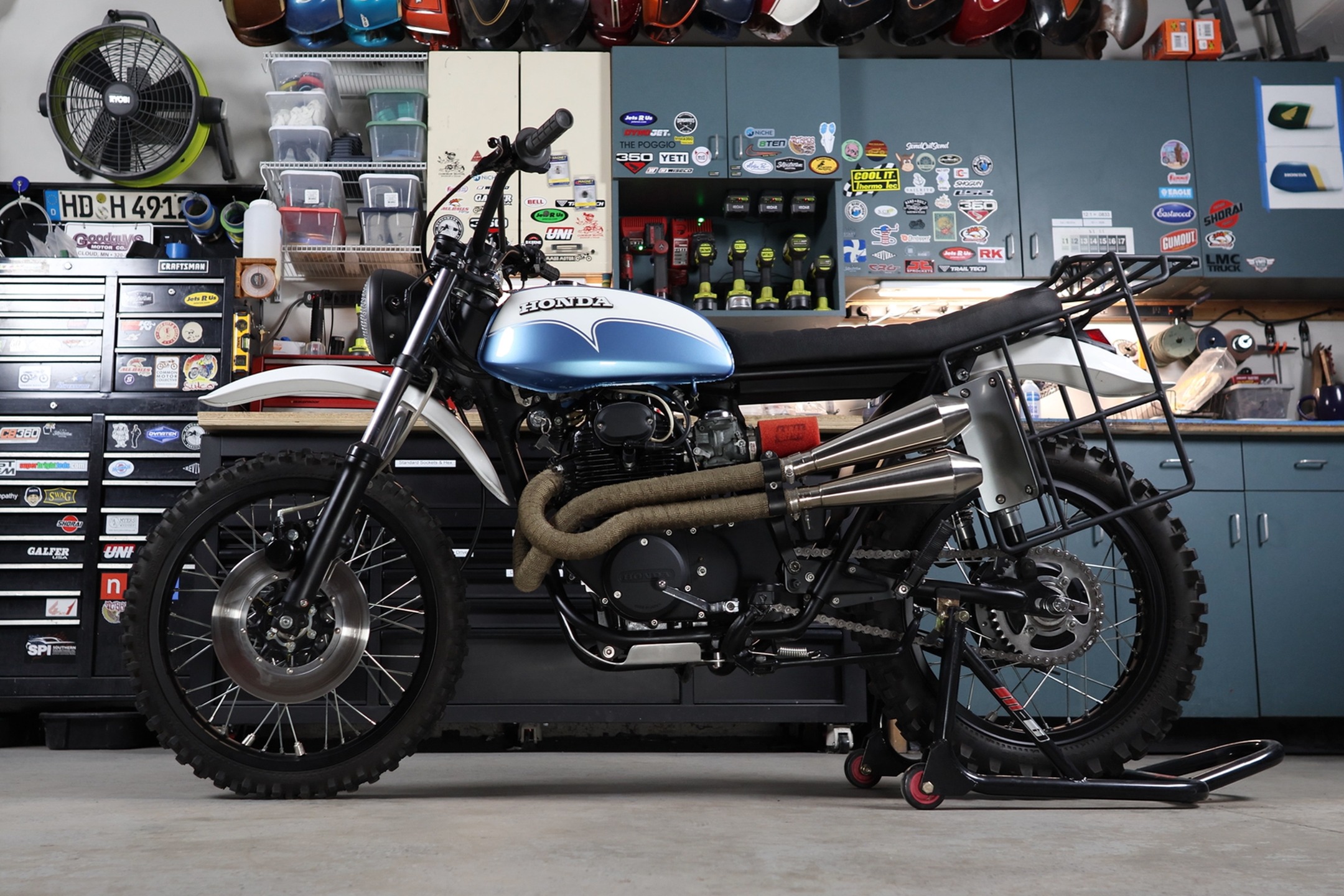 Modified 1971 Honda CL350 Scrambler