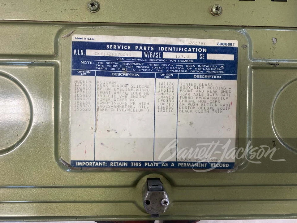 1972 Chevrolet C/K 2nd Gen - Image 18 of 21