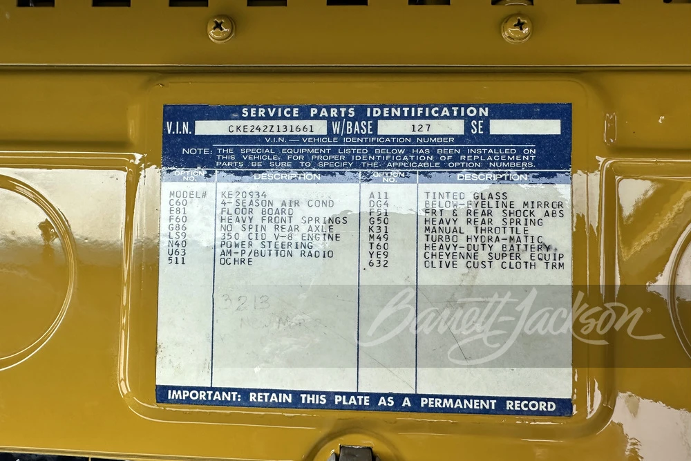 1972 Chevrolet C/K 2nd Gen - Image 6 of 6