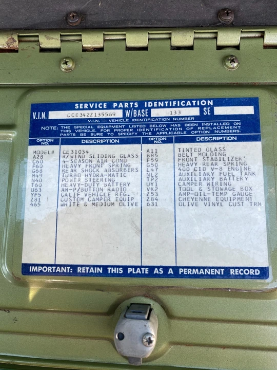 1972 Chevrolet C/K 2nd Gen - Image 18 of 20