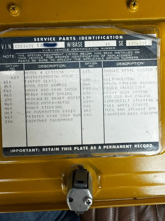 1972 Chevrolet C/K 2nd Gen - Image 6 of 6
