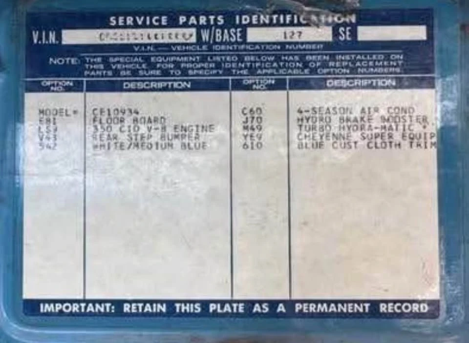 1972 Chevrolet C/K 2nd Gen - Image 17 of 17