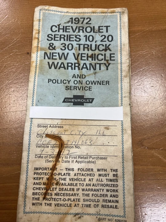 1972 Chevrolet C/K 2nd Gen - Image 17 of 17