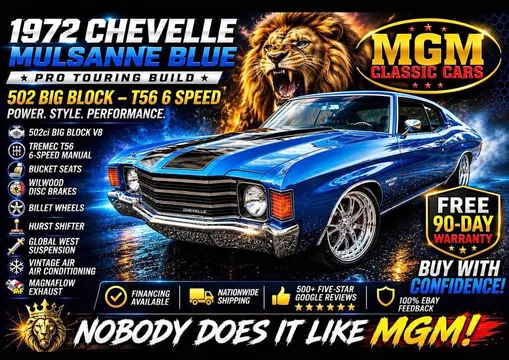 1972 Chevrolet Chevelle 502 6 Speed AC Wilwood