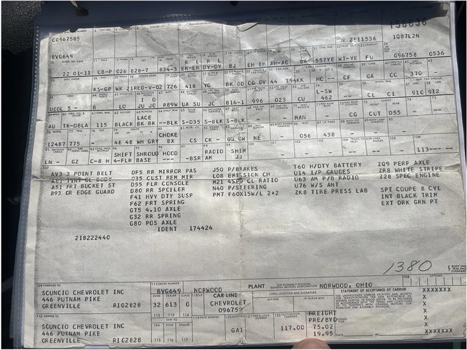 1972 Chevrolet Camaro 2nd Gen - Image 27 of 28
