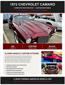 1972 Chevrolet Camaro