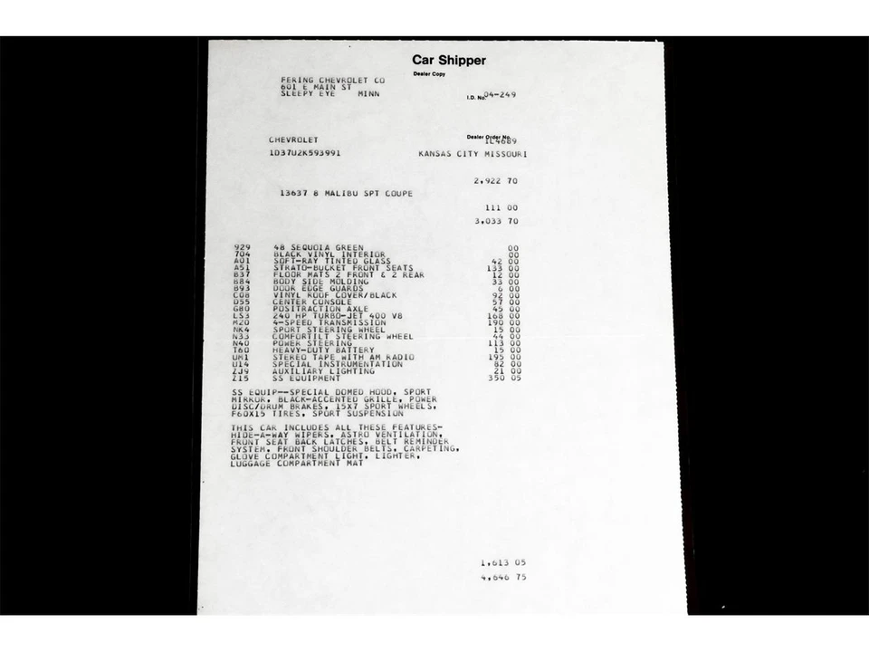 1972 Chevrolet Chevelle 2nd Gen - Image 28 of 31