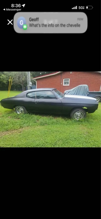 1972 Chevrolet Chevelle 2nd Gen - Image 5 of 10