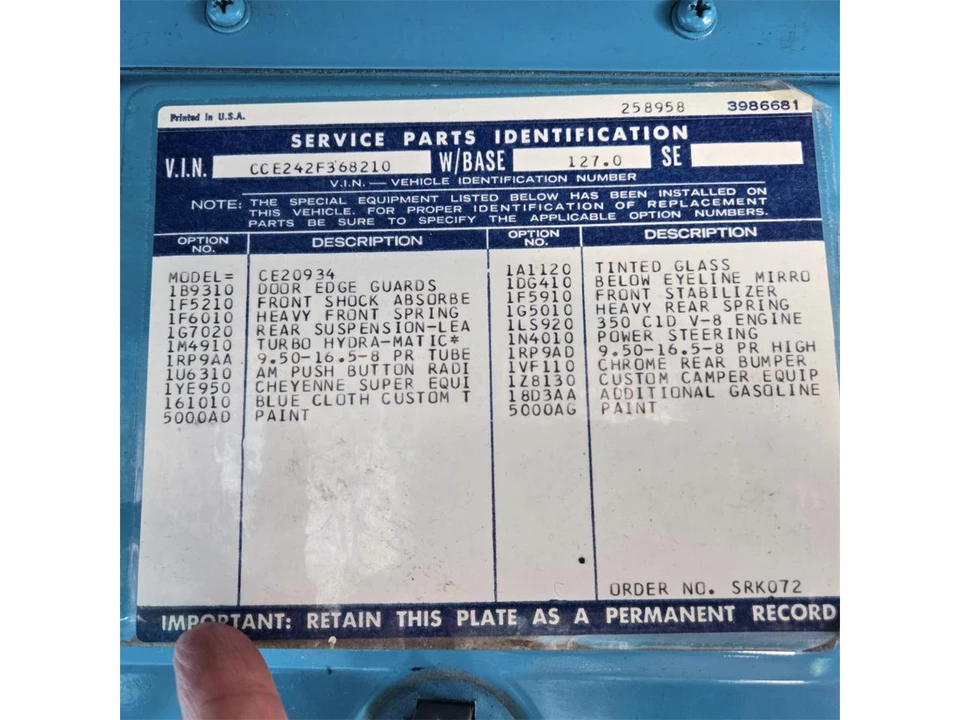 1972 Chevrolet C/K 2nd Gen - Image 13 of 13