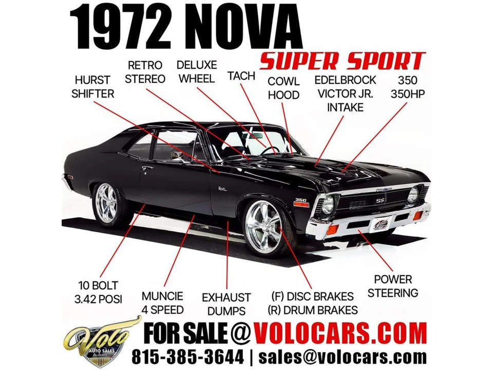 1972 Chevrolet Nova 3rd Gen - Image 6 of 31
