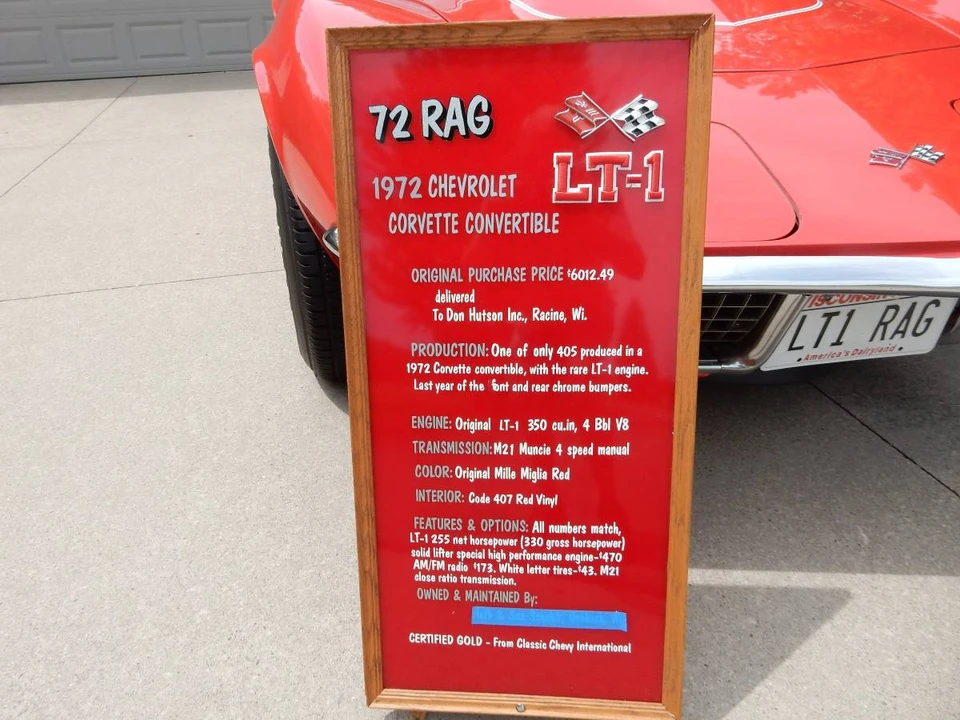 1972 Chevrolet Corvette C3 - Image 4 of 24