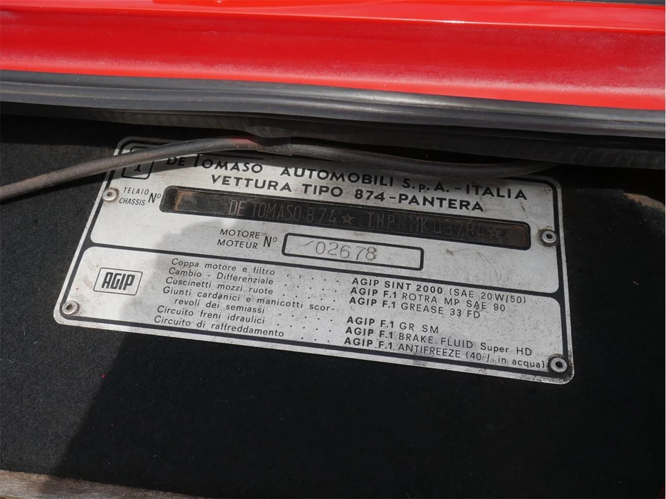 1972 DeTomaso Pantera - Image 27 of 31