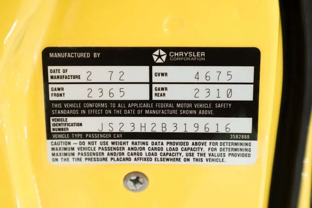 1972 Dodge Challenger 1st Gen - Image 15 of 21