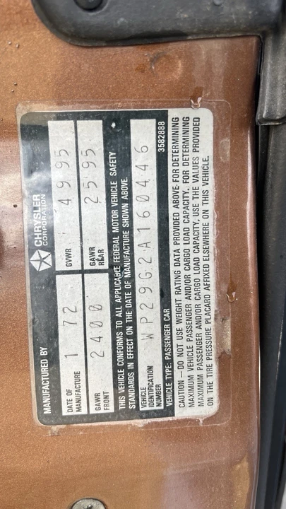 1972 Dodge Charger 3rd Gen - Image 11 of 20