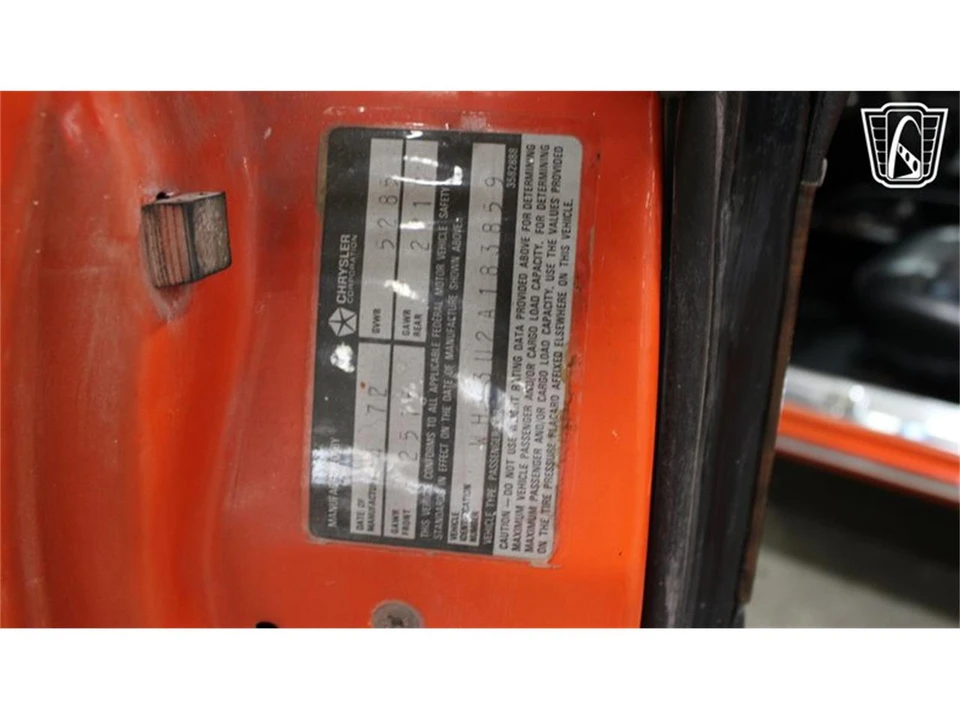 1972 Dodge Charger 3rd Gen - Image 18 of 31