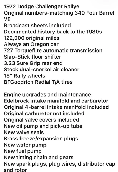 1972 Dodge Challenger 1st Gen - Image 17 of 18