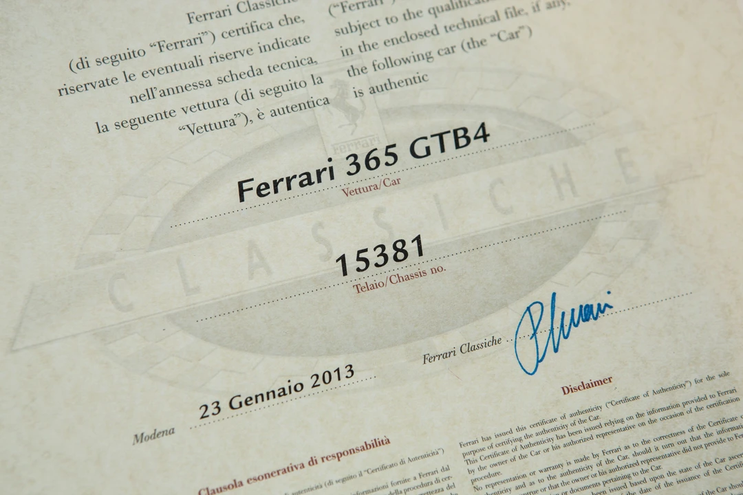 1972 Ferrari Daytona Berlinetta - Image 9 of 31