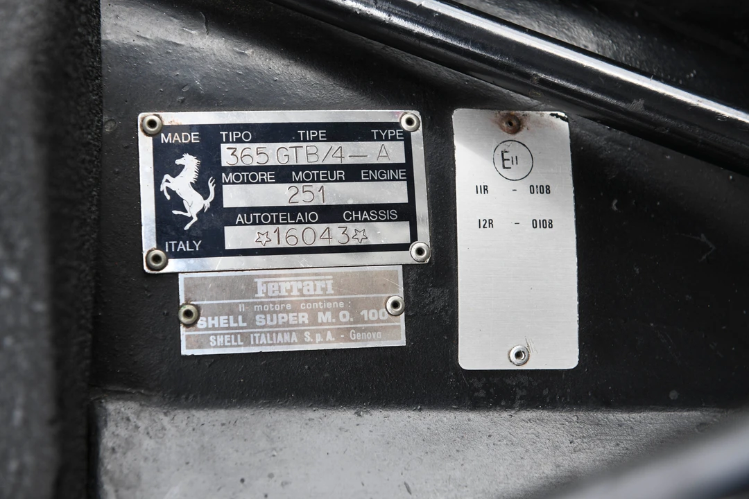 1972 Ferrari Daytona Berlinetta - Image 25 of 31