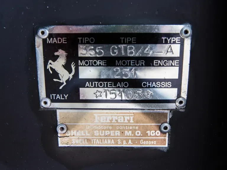 1972 Ferrari Daytona Berlinetta - Image 7 of 18