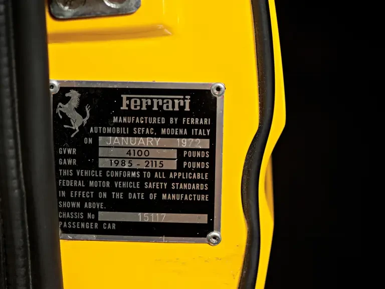 1972 Ferrari Daytona Berlinetta - Image 8 of 25
