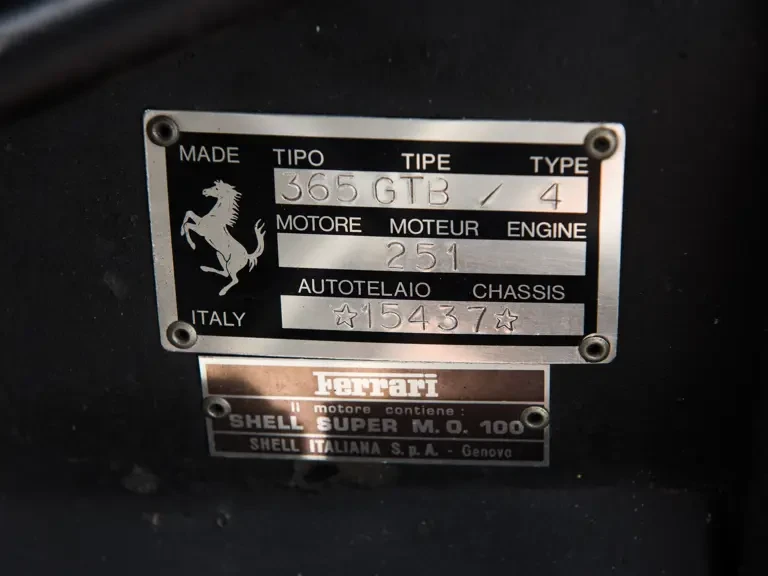 1972 Ferrari Daytona Berlinetta - Image 25 of 29