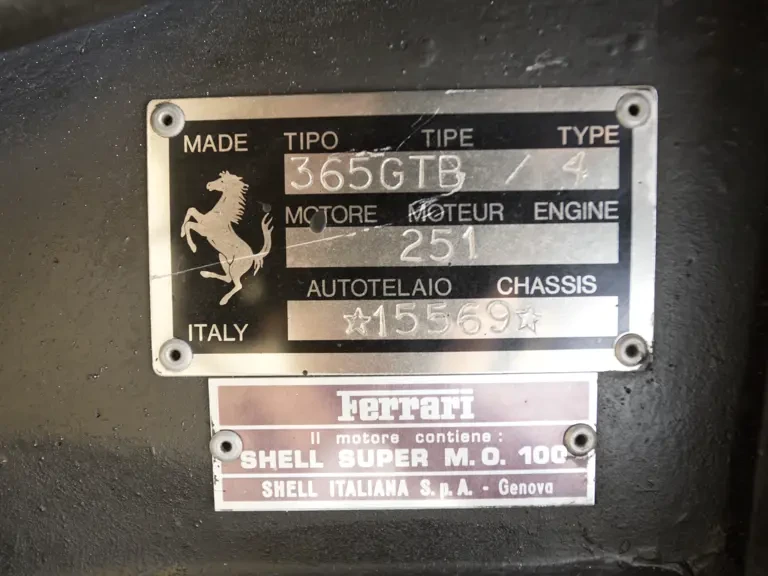 1972 Ferrari Daytona Berlinetta - Image 9 of 27