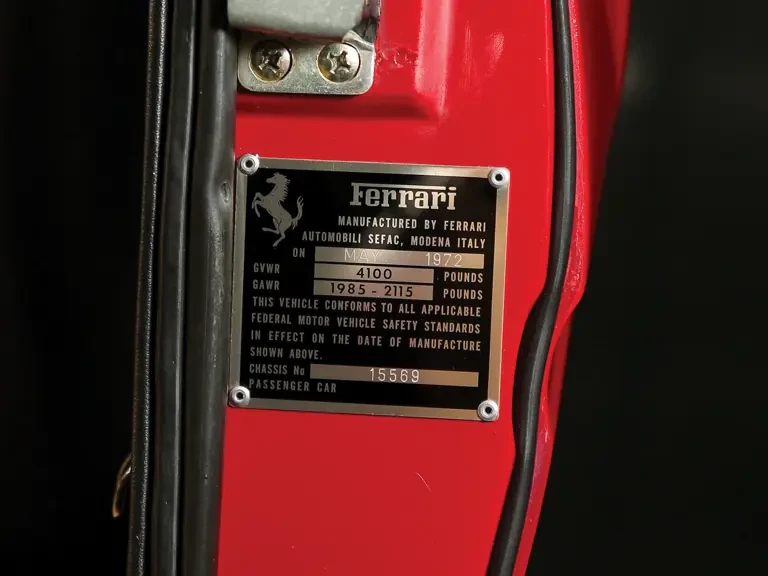 1972 Ferrari Daytona Berlinetta - Image 18 of 28