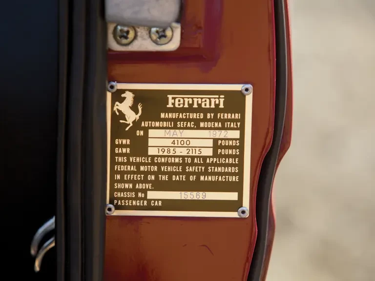 1972 Ferrari Daytona Berlinetta - Image 23 of 27