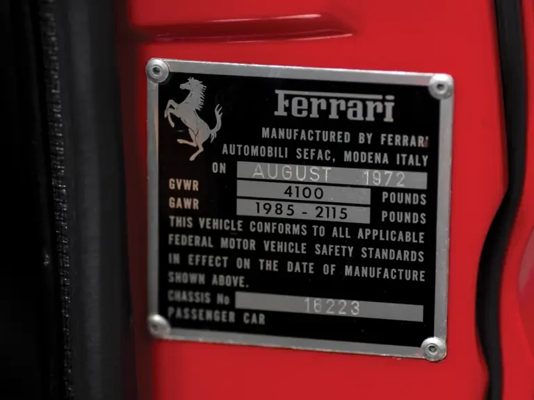 1972 Ferrari Daytona Spider - Image 19 of 29