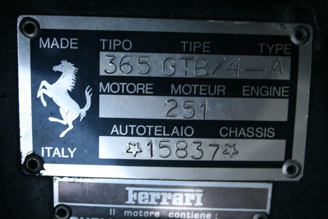 1972 Ferrari Daytona Berlinetta - Image 3 of 11