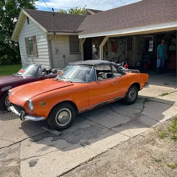 1972 Fiat 124 Spider Classica Convertible 2D
