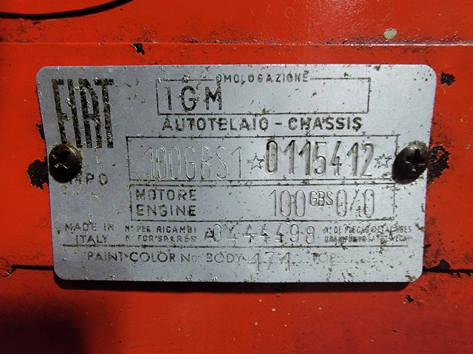 1972 Fiat - Image 16 of 21