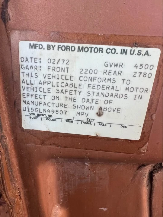 1972 Ford Bronco 1st Gen - Image 2 of 7
