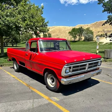 1972 Ford F250 Regular Cab Camper Special