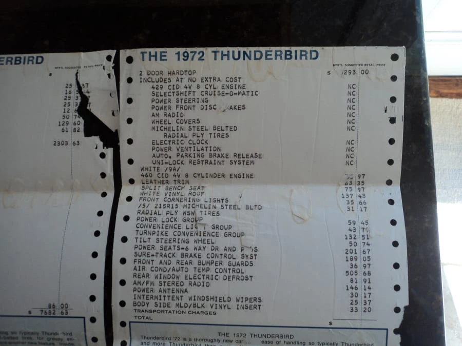 1972 Ford Thunderbird 6th Gen - Image 11 of 11