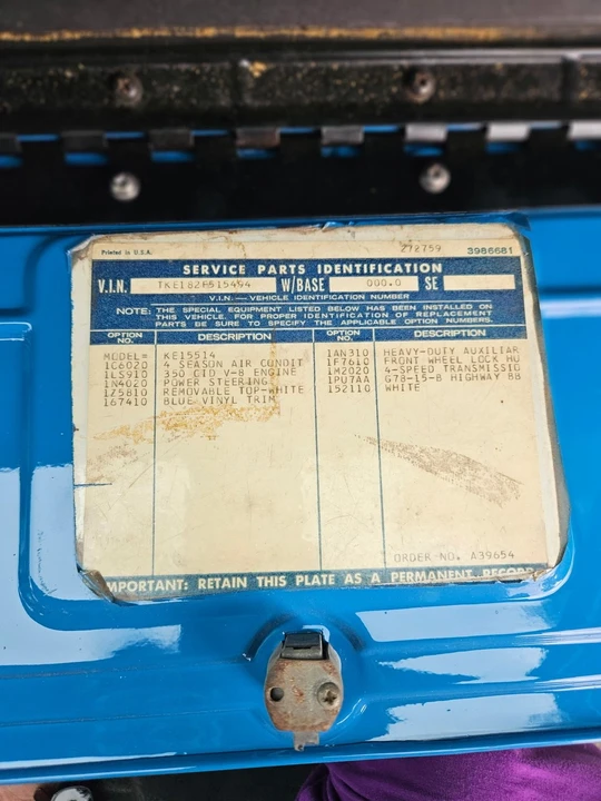 1972 GMC Jimmy 1st Gen - Image 29 of 31