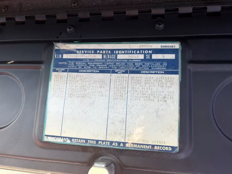 1972 GMC Jimmy 1st Gen - Image 21 of 21