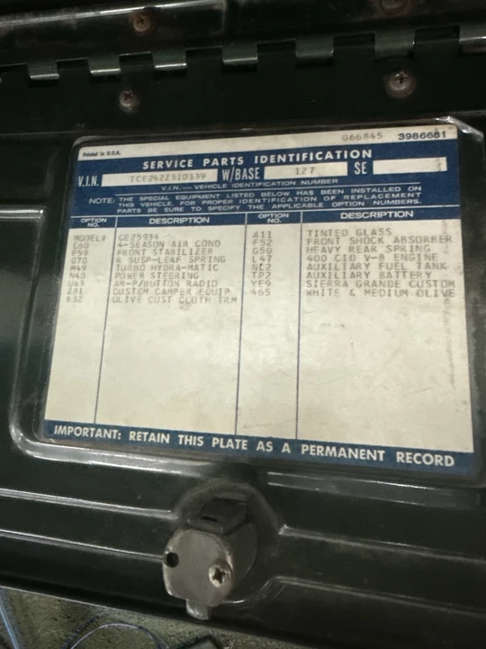 1972 GMC C/K 2nd Gen - Image 21 of 21