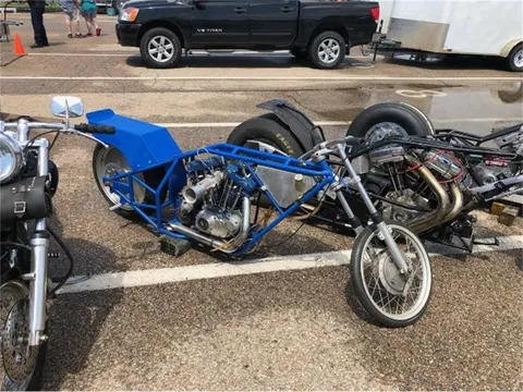1972 Harley-Davidson Ironhead Sportster Drag Bike
