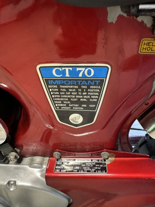 1972 Honda CT70 - Image 23 of 31