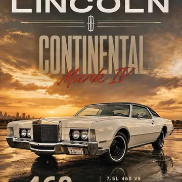 1972 Lincoln Continental Executive Sedan 4D