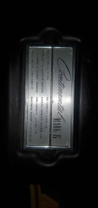 1972 Lincoln Continental Mark IV - Image 10 of 10