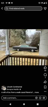1972 Lincoln Continental Sedan 4D
