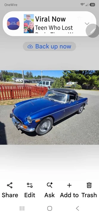 1972 MG MGB Roadster - Image 6 of 6