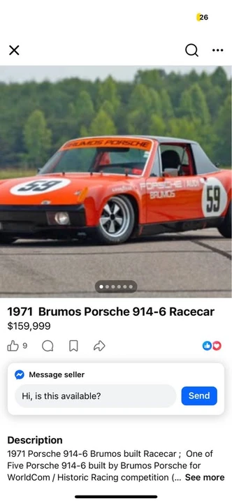 1972 Porsche 914 - Image 2 of 14