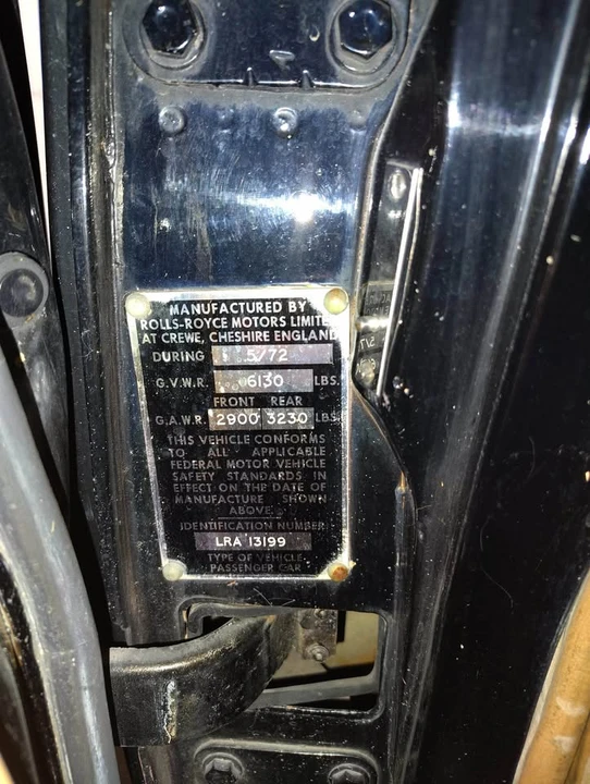 1972 Rolls-Royce Silver Shadow I - Image 5 of 7