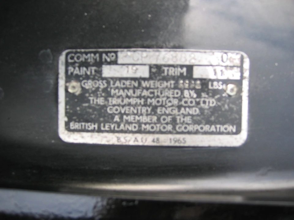 1972 Triumph TR6 CR/CC Carb - Image 7 of 19