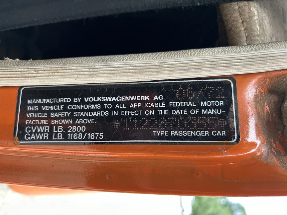 1972 Volkswagen Super Beetle - Image 5 of 5