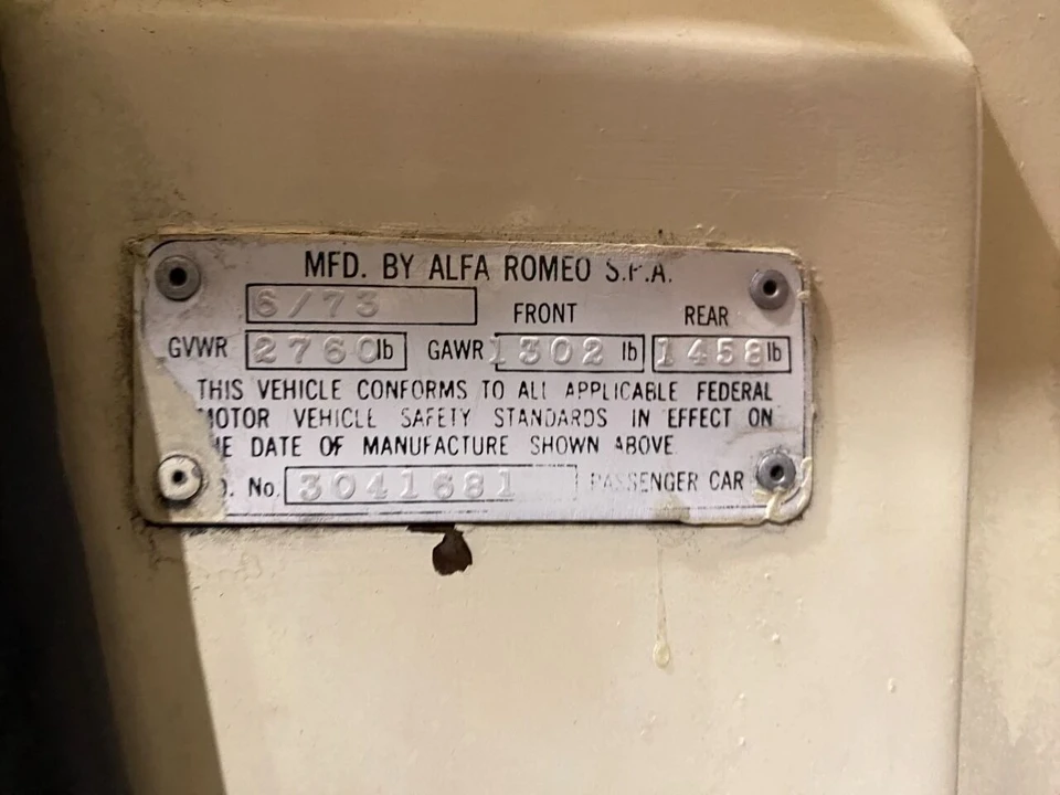 1973 Alfa Romeo Series 2 - Image 17 of 20